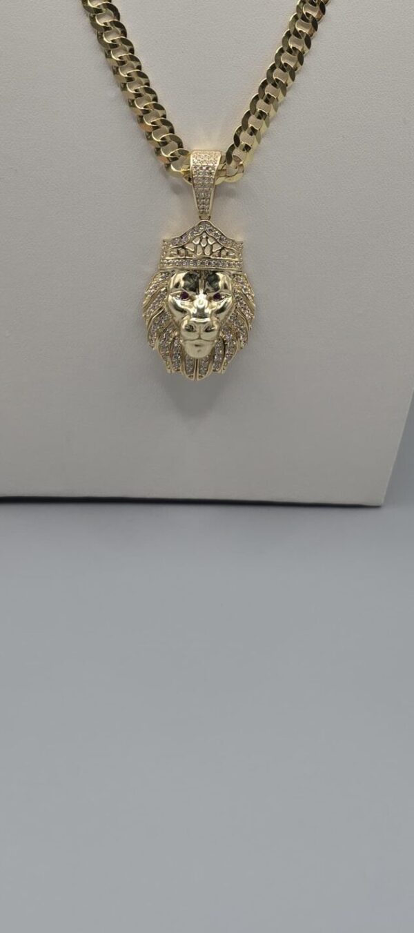 Lion Charm 10K