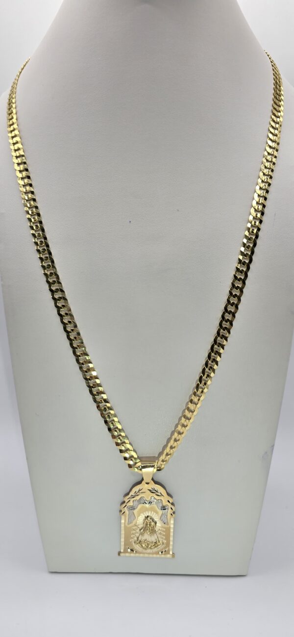 Solid Shine Cut 5mm x 22L  with Virgin of Charity