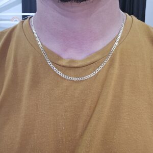 Solid Corte Brillo 4mmx20 10K