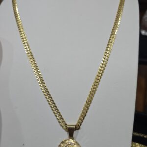 Solid Corte Brillo 5mmx22L 10K Cristo