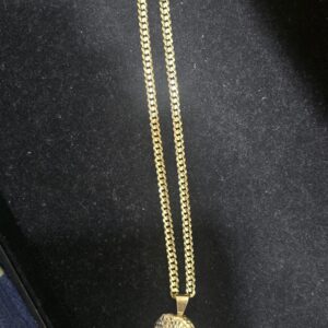 Solid Corte Brillo 6mmx22 10K Cristo