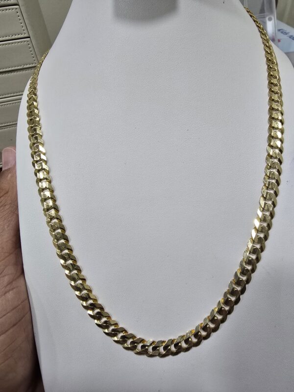 Solid Corte Brillo 7mmx22 10K