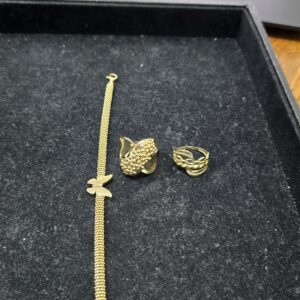 Set manilla y anillos 10K