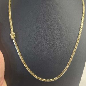 Set Cuban Link 4mmx20 10K+Ankle Bracelet 10K