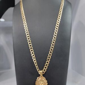 Solid shine cut 6mmx24L 10K