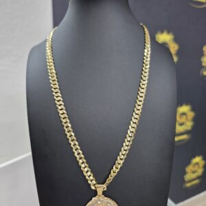 Solid shine cut 6mmx20 10K