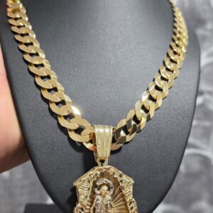 Solid Shine Cut 12.7mm x22 10K