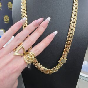 Cuban Link Semisolida 12mmx24 10K
