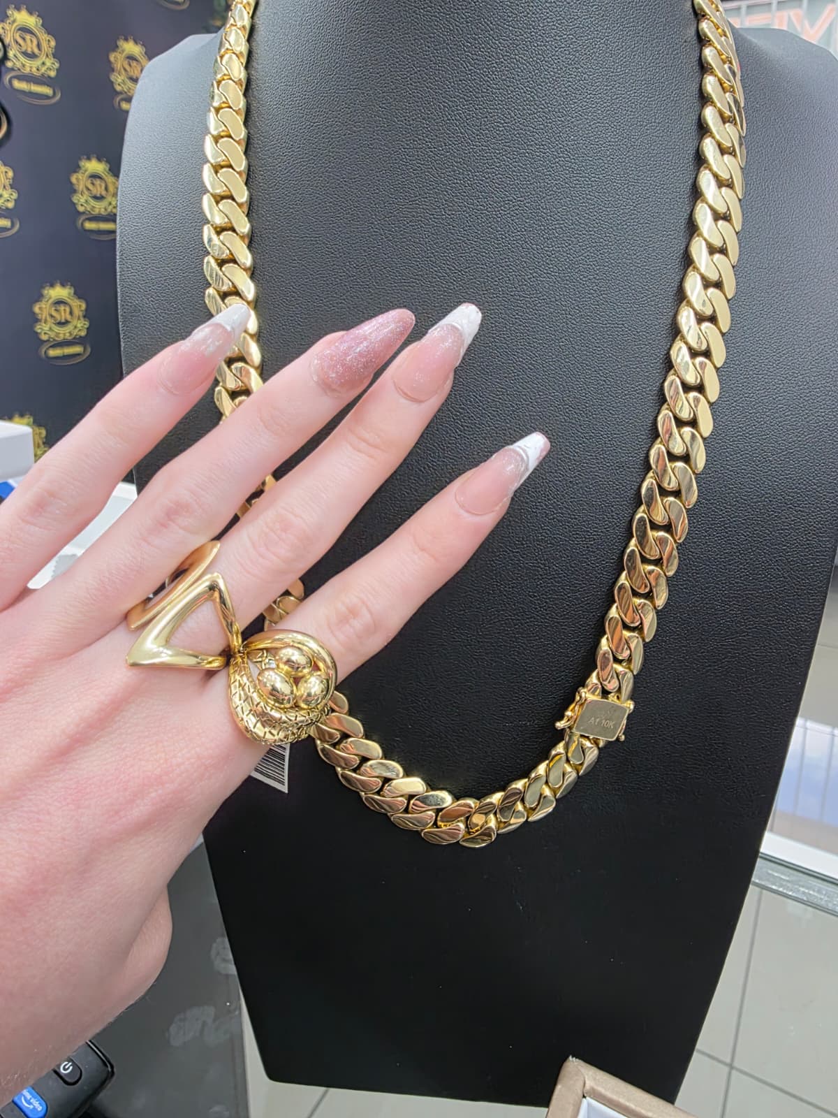 Cuban Link Semisolida 12mmx24 10K