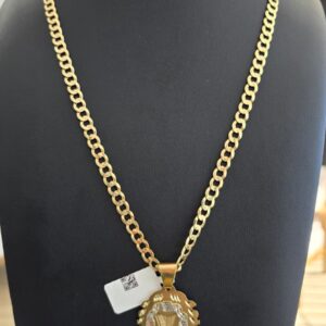 Solid Shine Cut 6mmx22 10K Virgen