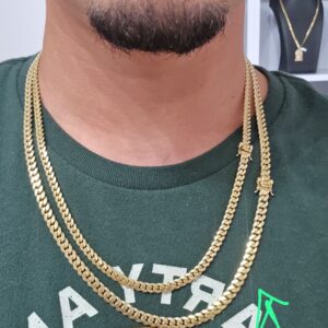 Solid Cuban Link 5mmx22 10K