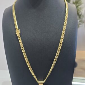 Solid Cuban Link 6mmx24 10K
