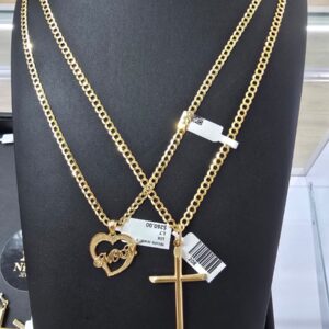 Set Shine Cut 10K 2Pair for Womens