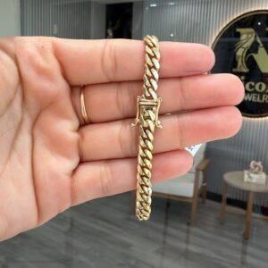 Solid Cuban Link Bracelet 10k